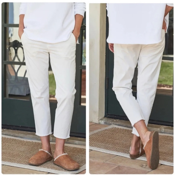 Frank & Eileen Wicklow Italian Chino Performance Twill Chalk Size 4 - Picture 1 of 7